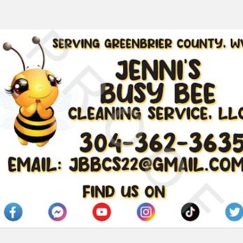 Jenni's Busy Bee Cleaning Service - Home Cleaning Near Me - Ronceverte , West Virginia Jenni's Busy Bee Cleaning Service - Home Cleaning Near Me - Ronceverte , West Virginia