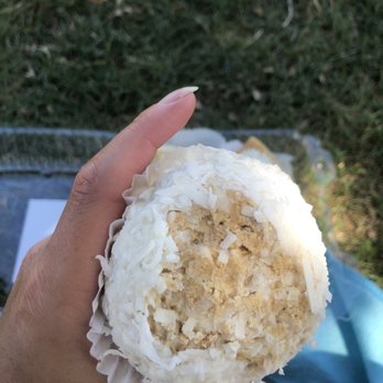 Manan Bakery - Raffaello cake - its coconut with frosting and some cookie like in a ball - Bakeries Near Me - Las Vegas, Nevada Manan Bakery - Raffaello cake - its coconut with frosting and some cookie like in a ball - Bakeries Near Me - Las Vegas, Nevada