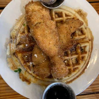 Kings Blu Jam Cafe - Chicken and Waffles (All the way) - Breakfast & Brunch Near Me - Spring, Texas Kings Blu Jam Cafe - Chicken and Waffles (All the way) - Breakfast & Brunch Near Me - Spring, Texas