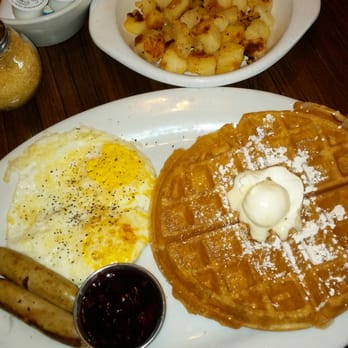 First Watch - Amazing waffle, turkey sausage, eggs, and breakfast potato's - Breakfast & Brunch Near Me - St.Peter's, Missouri