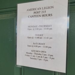 American Legion - Hours