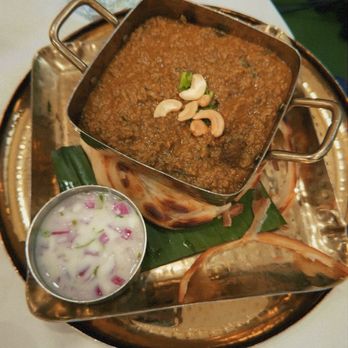 Simply South - Malabar Parotta with Veg Kheema Masala - Vegetarian Near Me - Irving, Texas