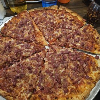 Monte's Restaurant - Salami and bacon - Pizza Near Me - Lynn, Massachusetts Monte's Restaurant - Salami and bacon - Pizza Near Me - Lynn, Massachusetts