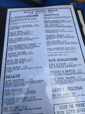 Menu photo 6 Billy Jacks Shack Lauderdale-By-The-Sea, FL Menu photo 6 Billy Jacks Shack Lauderdale-By-The-Sea, FL