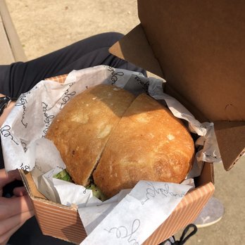 Grégoire - Pulled lamb w/chipotle & chayote on ciabatta - French Near Me - Berkeley, California