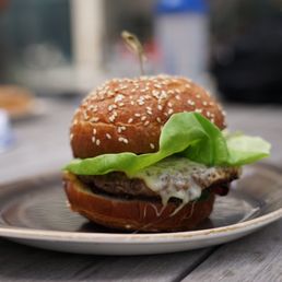 Their delicious burger!