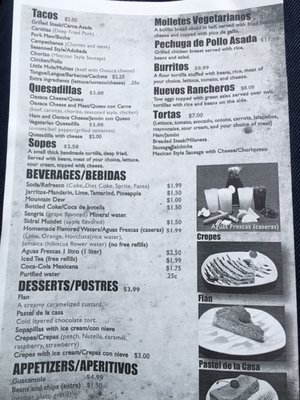 Menu photo 8 El Taco Loco Coldwater, MI