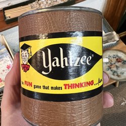 Memory Lane - This was fun to see! Always enjoyed playing Yahtzee