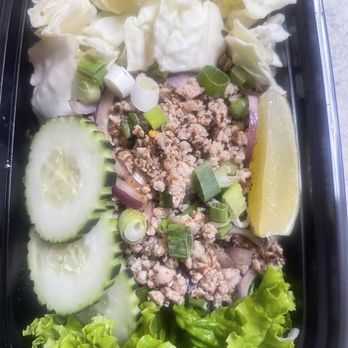 Thai Pepper Cuisine - Larb Salad (Minced Chicken or Minced Pork) - Thai Near Me - San Diego, California
