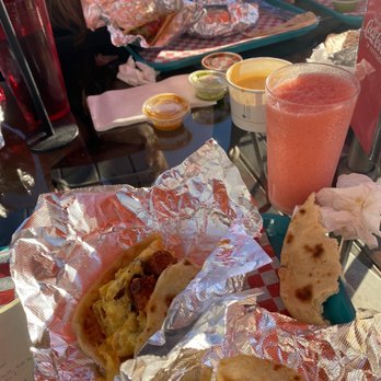 Redheaded Stranger - Breakfast tacos and a frozen strawberry marg - Tacos Near Me - Nashville, Tennessee Redheaded Stranger - Breakfast tacos and a frozen strawberry marg - Tacos Near Me - Nashville, Tennessee