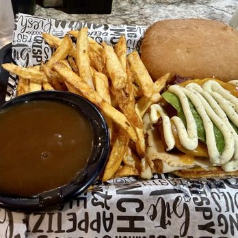 M&M Bar and Cafe - Turkey club with fries and gravy. - Bars Near Me - Butte, Montana