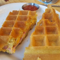 Grilled cheese waffle. Grilled cheese waffle.