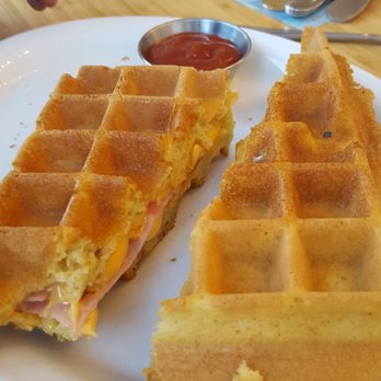 Starving Artist - Grilled cheese waffle. - Waffles Near Me - Toronto, Ontario Starving Artist - Grilled cheese waffle. - Waffles Near Me - Toronto, Ontario