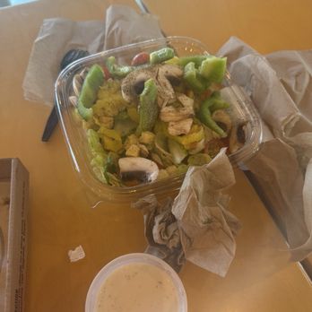 Pieology Pizzeria - Look at the size of those mushrooms and bellpeppers! - Pizza Near Me - Walnut, California Pieology Pizzeria - Look at the size of those mushrooms and bellpeppers! - Pizza Near Me - Walnut, California