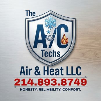 The AC Techs - Logo and phone number - Heating & Air Conditioning/HVAC Near Me - Balch Springs, Texas The AC Techs - Logo and phone number - Heating & Air Conditioning/HVAC Near Me - Balch Springs, Texas