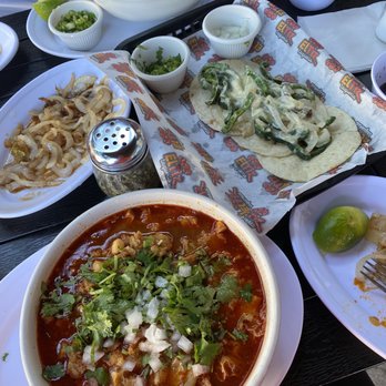 El Tizoncito - Menudo, cebollitas and rajas con queso - Mexican Near Me - Dallas, Texas El Tizoncito - Menudo, cebollitas and rajas con queso - Mexican Near Me - Dallas, Texas