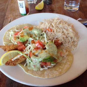 Liberty Bar - $8 fish taco lunch. Full of flavor. I'm impressed. - American Near Me - San Antonio, Texas
