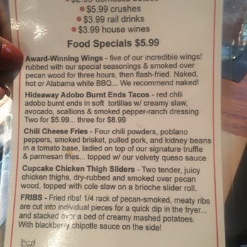 The Hideaway - Happy hour bar menu!!! - Sports Bars Near Me - Odenton, Maryland The Hideaway - Happy hour bar menu!!! - Sports Bars Near Me - Odenton, Maryland
