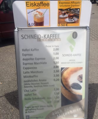 Menu photo 5 Schneid Kaffee Munich, BY Menu photo 5 Schneid Kaffee Munich, BY