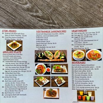 Pho Craze - Pg 2 menu - Vietnamese Near Me - Pinole, California