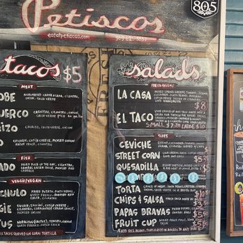 Petiscos - Menu - Tacos Near Me - Claremont, California Petiscos - Menu - Tacos Near Me - Claremont, California