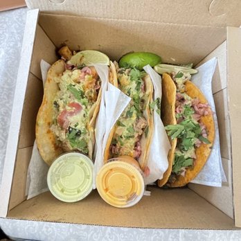East Coast Street Tacos - Street Tacos (3) Green Sauce 6oz Red Sauce 6oz - Tacos Near Me - Brooklyn, New York East Coast Street Tacos - Street Tacos (3) Green Sauce 6oz Red Sauce 6oz - Tacos Near Me - Brooklyn, New York
