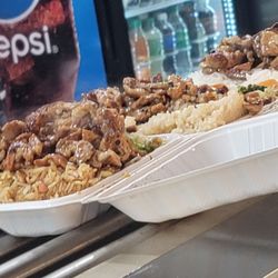 Hot food ready to go