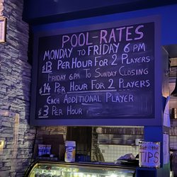 Olympia Sports Bar & Lounge - Pool rates