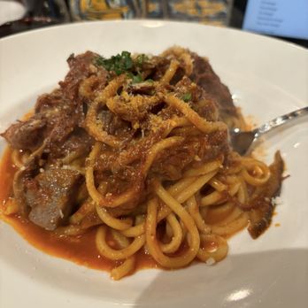 Osteria Al  Volo - Bucatini Short Rib Ragu - Italian Near Me - Washington, DC, District of Columbia