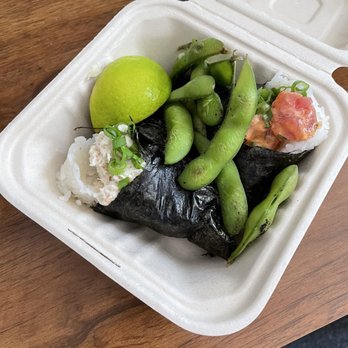 Oori Triangles - Crab Triangle and Spicy Ahi Tuna Triangle to go - Salad Near Me - Berkeley, California