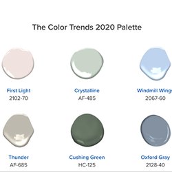 Johnston Paint & Glass - Benjamin Moore Color Trends 2020!