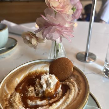 The Clover & the Bee - Banana Pudding Latte - Breakfast & Brunch Near Me - Webster Groves, Missouri
