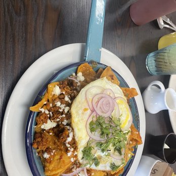 Cups Cafe - Red & green chilaquiles - Breakfast & Brunch Near Me - Palm Desert, California