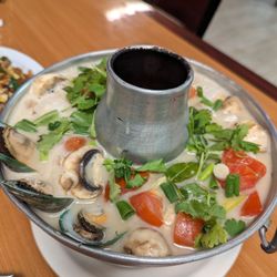 Queen of Thai Cuisine - Tom kha seafood soup