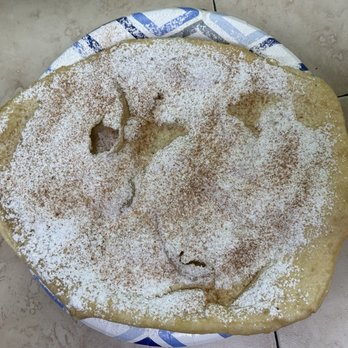 Rossetti's Pizza - Fried dough, or an elephant ear, if you have ever had one at a county fair. - Burgers Near Me - Old Orchard Beach, Maine Rossetti's Pizza - Fried dough, or an elephant ear, if you have ever had one at a county fair. - Burgers Near Me - Old Orchard Beach, Maine