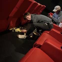 NCG Cinemas - Popcorn spilled on the floor which caused the dirty cool beans socks