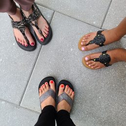 The finished pedis The finished pedis