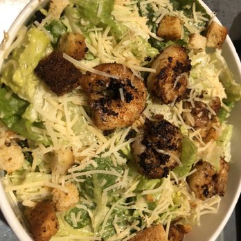 Blu Wolf Bistro - Shrimp Caesar salad (without bacon) - Gastropubs Near Me - Rochester, New York