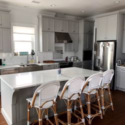 Cabinets Direct - Grey with White Tops on Navarre Beach.