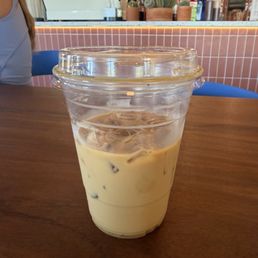 Oat milk latte