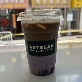 Artbean Coffee - Ube Late - Art Galleries Near Me - New York, New York