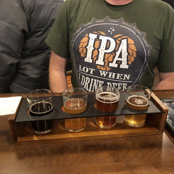 Suncreek Brewery - Selection of 2 IPAs, 1 Ale, and a Dragon's Milk - Brewpubs Near Me - Clermont, Florida Suncreek Brewery - Selection of 2 IPAs, 1 Ale, and a Dragon's Milk - Brewpubs Near Me - Clermont, Florida