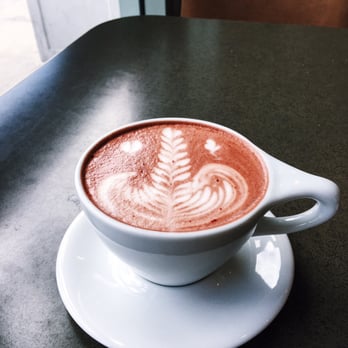 Bitter Sweet - red velvet latté. $4.75 - Desserts Near Me - Cupertino, California