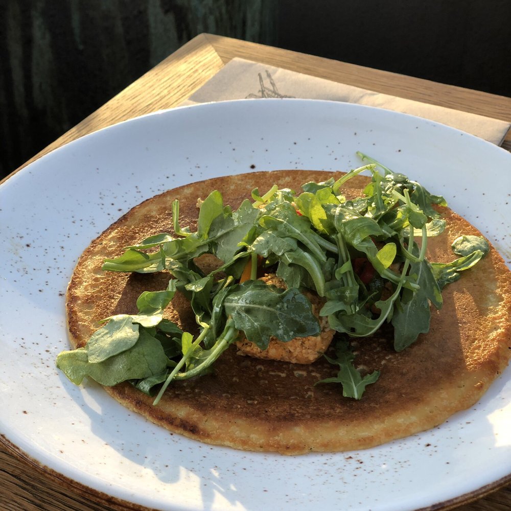 Gypsy Kitchen - Chickpea Pancake - Spanish Near Me - Atlanta, Georgia Gypsy Kitchen - Chickpea Pancake - Spanish Near Me - Atlanta, Georgia