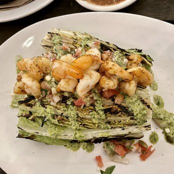 Cha Cha's Latin Kitchen - Grilled romaine salad with shrimp - Mexican Near Me - Irvine, California Cha Cha's Latin Kitchen - Grilled romaine salad with shrimp - Mexican Near Me - Irvine, California