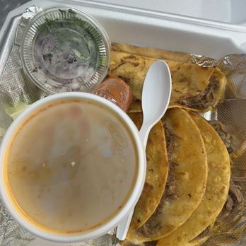 Messylicious - 3 quesabirrias tacos W/birria broth - Food Trucks Near Me - Tucson, Arizona