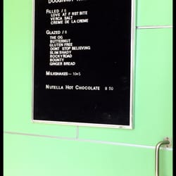 Doughnut Time - The delectable menu!