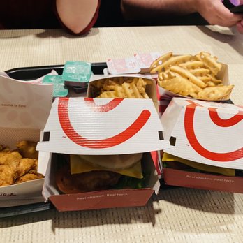 Chick-fil-A - Chicken Grilled Nuggets Chick-fil-A Waffle Potato Fries-Chick-fil-A- Chicken Sandwichx2 - Fast Food Near Me - Rockville, Maryland