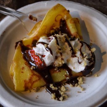 Museum by Moonlight - Yolk, Crepe with strawberries and chocolate. - Museums Near Me - Indianapolis, Indiana
