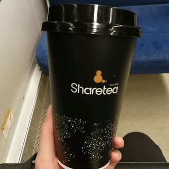 Sharetea - Hot Matcha Red Bean Milk Tea - Bubble Tea Near Me - Edmonton, Alberta Sharetea - Hot Matcha Red Bean Milk Tea - Bubble Tea Near Me - Edmonton, Alberta